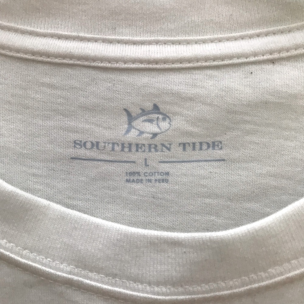 SOUTHERN TIDE Classic Coastal Spooky Glow-in-the-Dark Long Sleeve T-Shirt - Picture 14 of 14